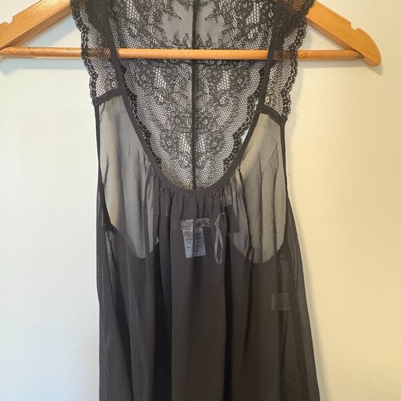 Linea Donatella baby doll style lingerie size S Black Lace - Picture 4 of 10